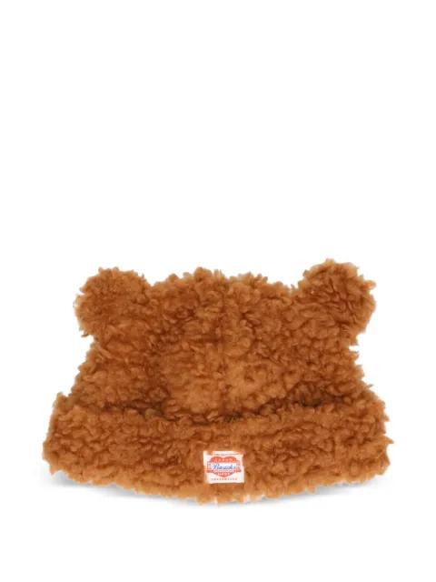 bear-ear fleece beanie hat by BASICKS