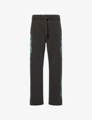 Enter Graphic-Print Cotton-Jersey Jogging Bottoms by BASKETCASE