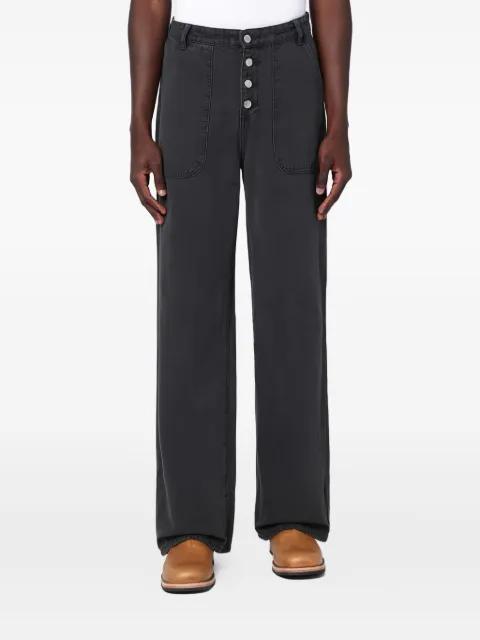 button-fastening jeans by BASKETCASE GALLERY