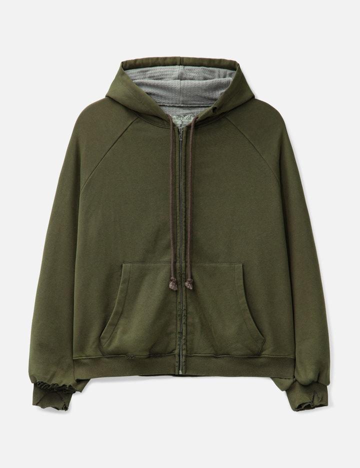 Hench Thermal Lined Zip-Up Hoodie by BASKETCASE