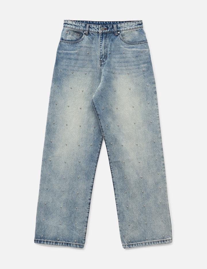 LAX, Baggy Studded Denim by BASKETCASE