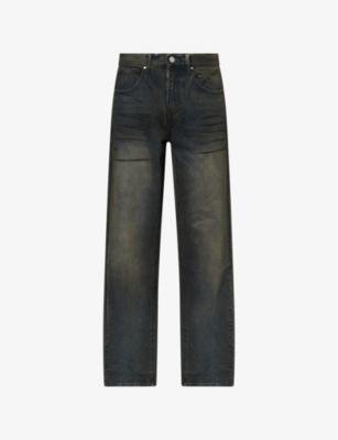 Lax Straight-Leg Denim Jeans by BASKETCASE