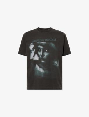 Siren Graphic-Print Cotton T-Shirt by BASKETCASE