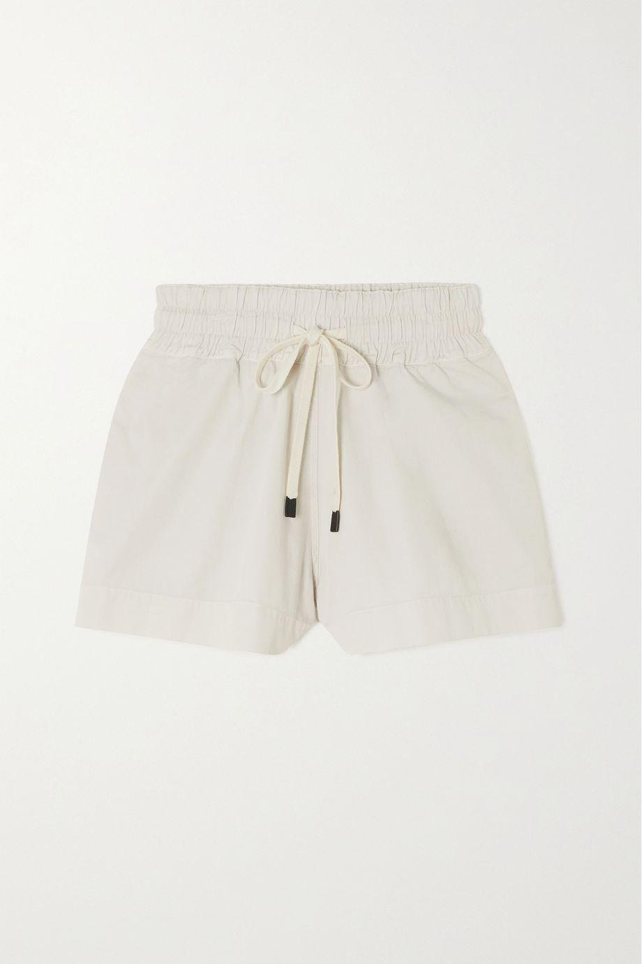 + NET SUSTAIN cotton-twill shorts by BASSIKE
