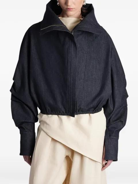 funnel-neck denim jacket by BATAKOVIC BELGRADE