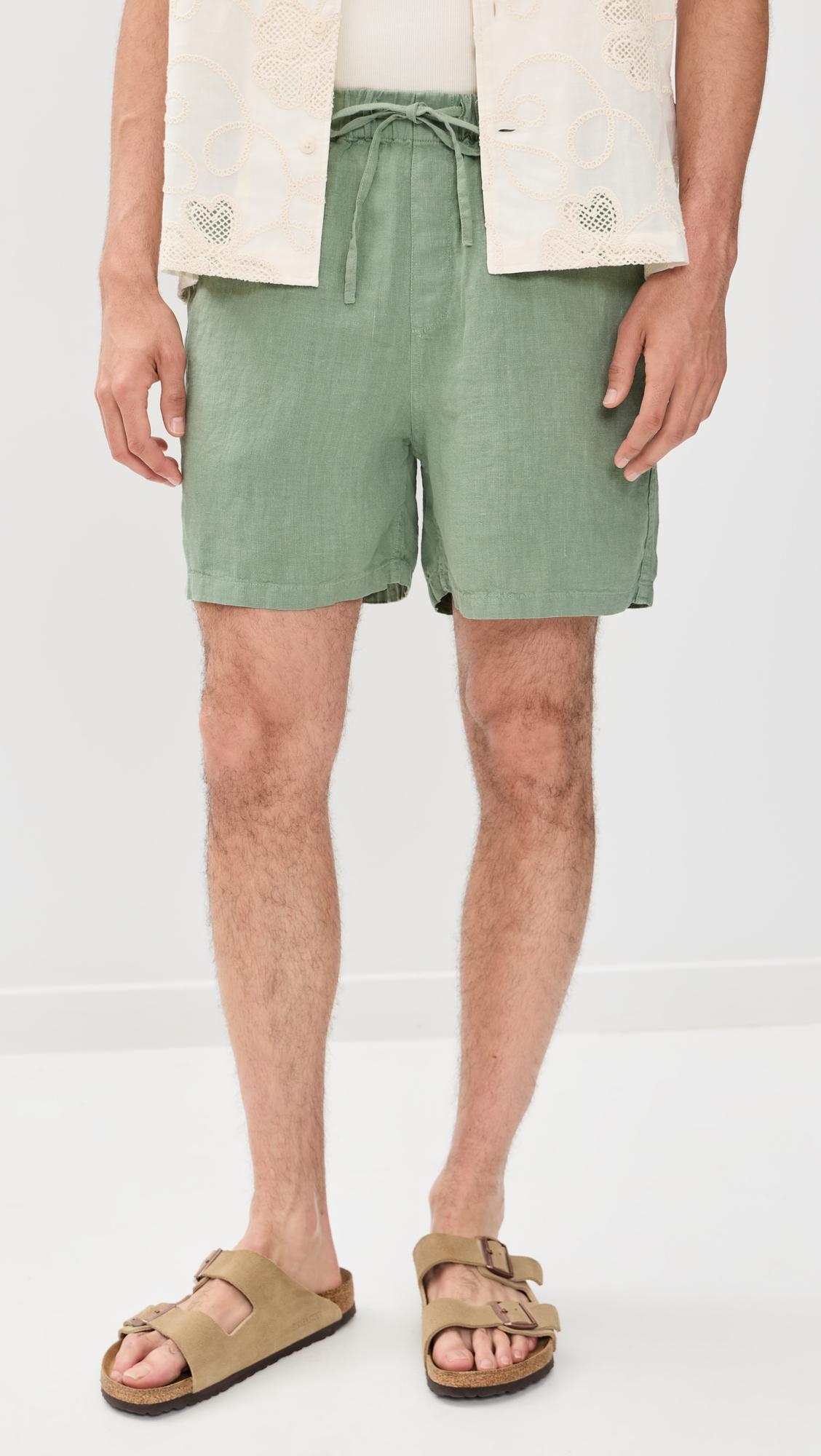 Linen Leisure Shorts 5" by BATHER