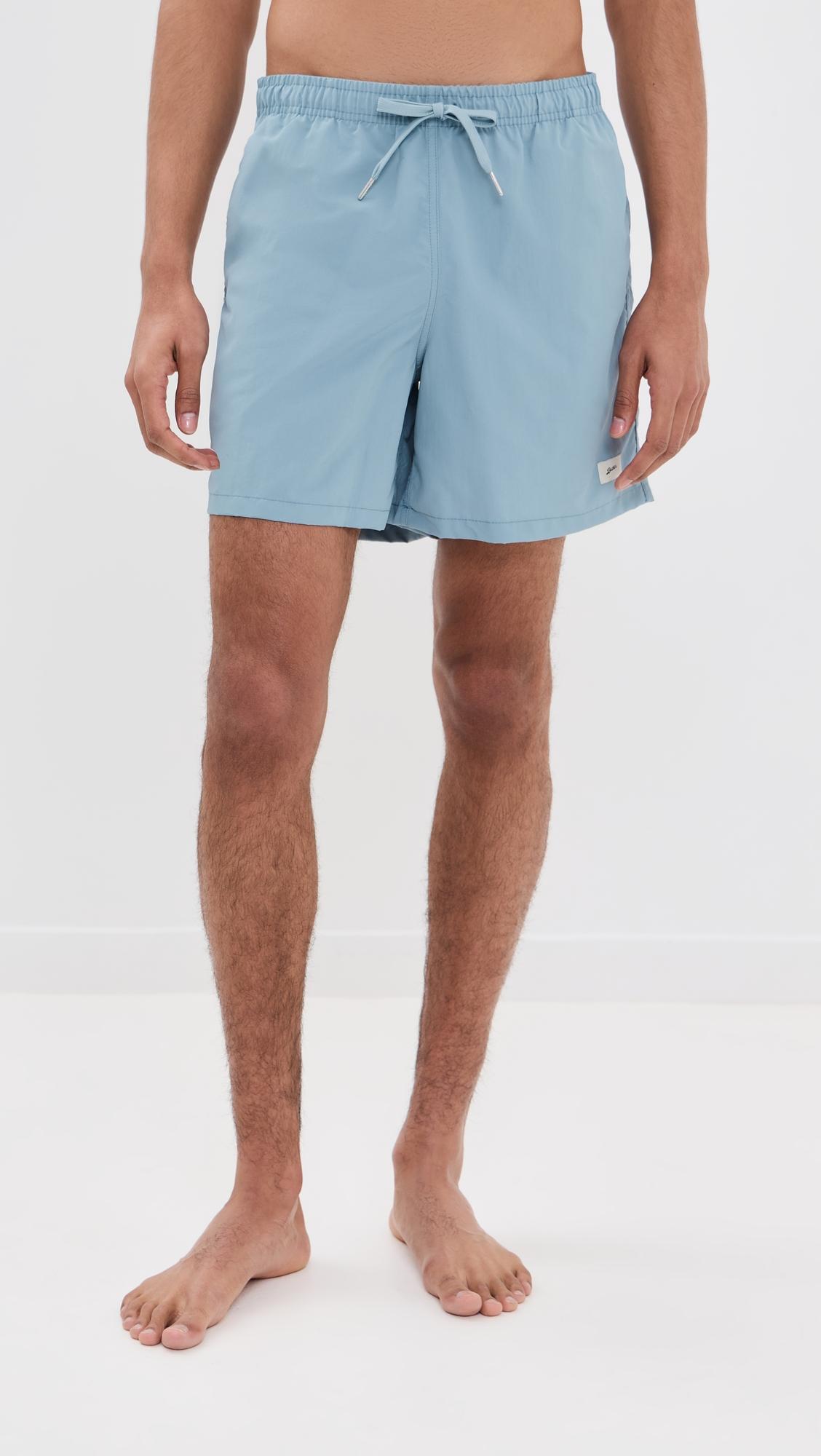 Solid Stone Swim Trunks 5" by BATHER