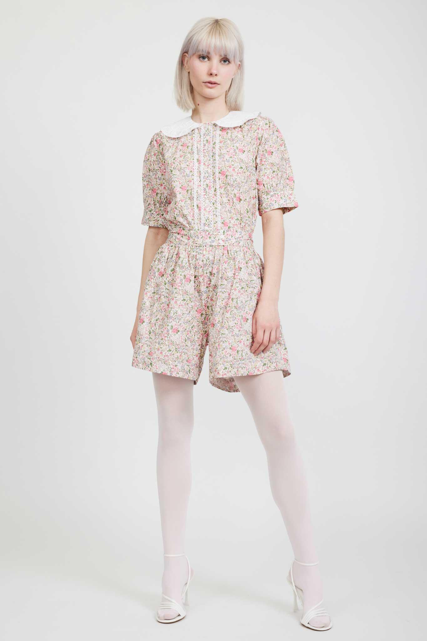 Laura Ashley x BATSHEVA Westport Short in Rowena by BATSHEVA