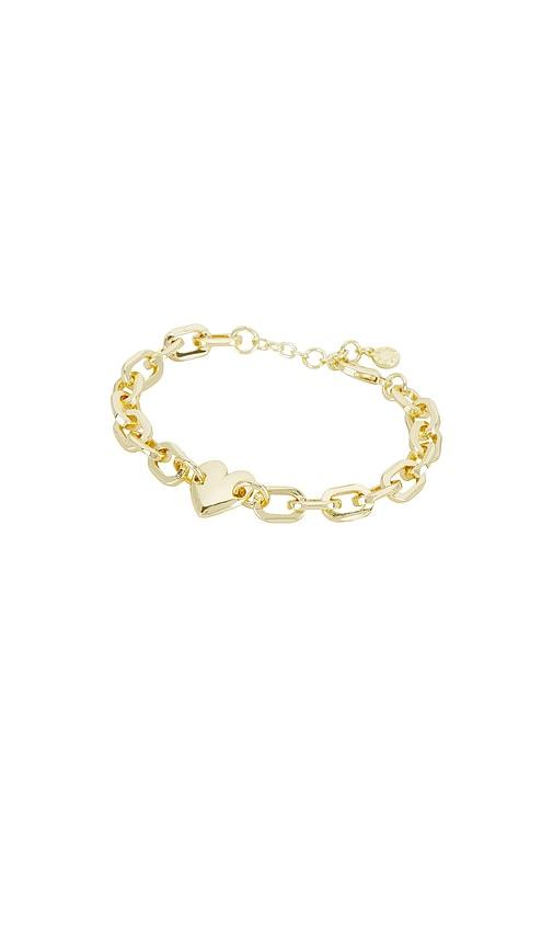 BaubleBar Leah Bracelet in Metallic Gold by BAUBLEBAR