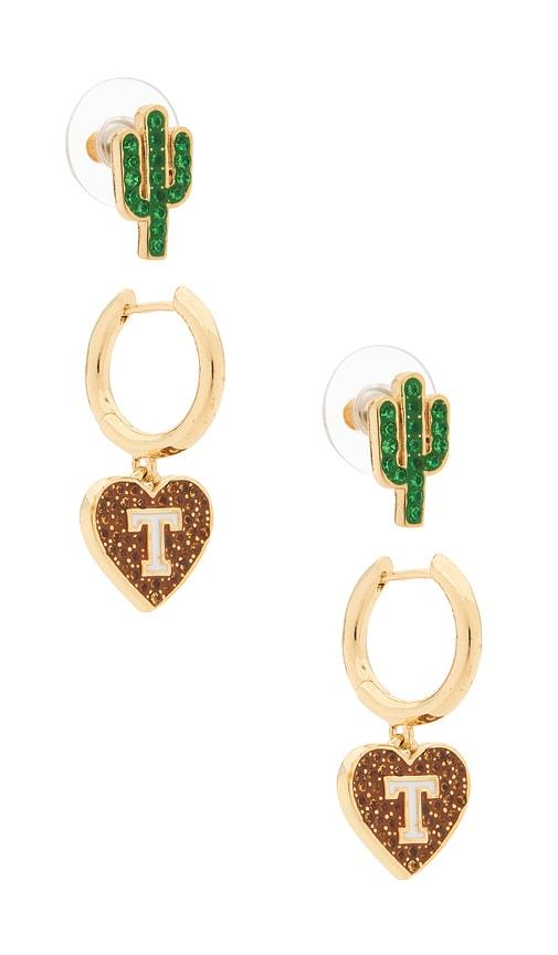 BaubleBar University Of Texas At Austin Earring Set Of 2 in Metallic Gold by BAUBLEBAR