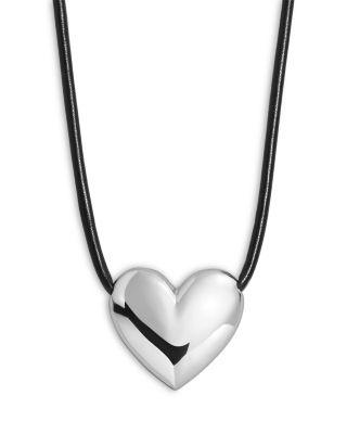 Millie Bubble Heart Paracord Pendant Necklace by BAUBLEBAR