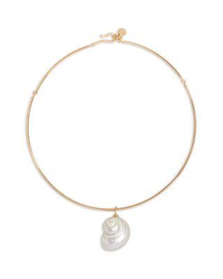 Santana Shell Collar Necklace by BAUBLEBAR