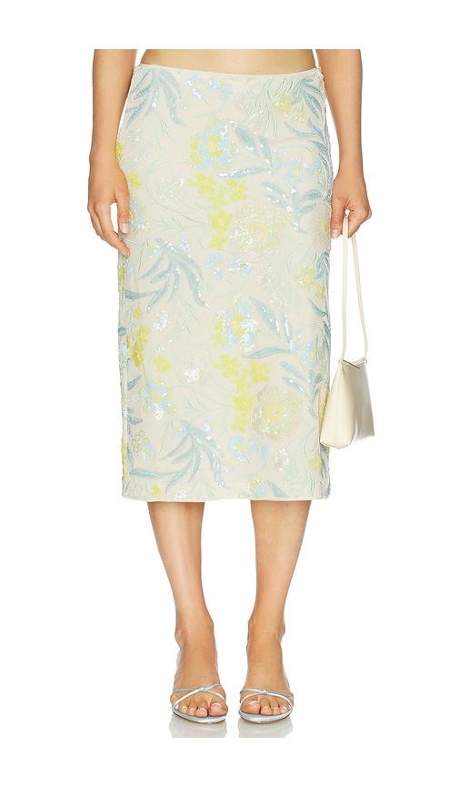 Baum und Pferdgarten Jolette Skirt in Blue,Cream by BAUM UND PFERDGARTEN