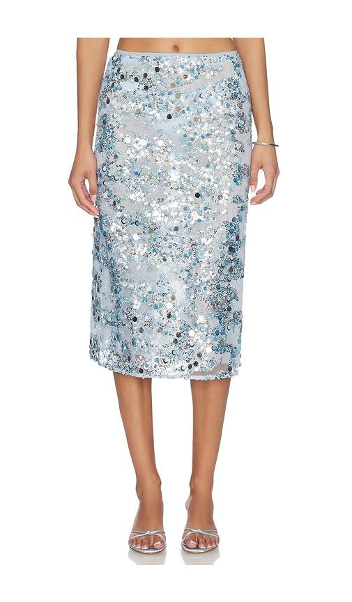 Baum und Pferdgarten Shania Skirt in Blue by BAUM UND PFERDGARTEN