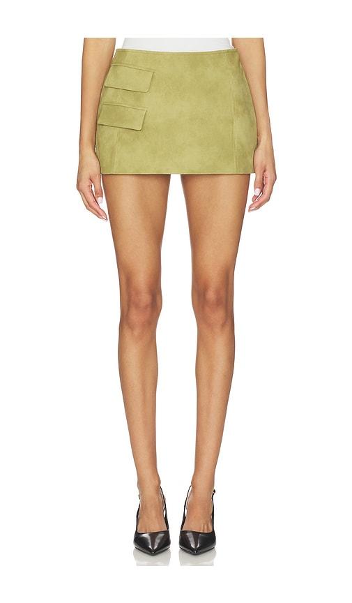 Baum und Pferdgarten Shaniel Skirt in Olive by BAUM UND PFERDGARTEN