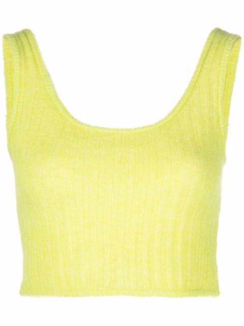 Cesya ribbed-knit tank top by BAUM UND PFERDGARTEN
