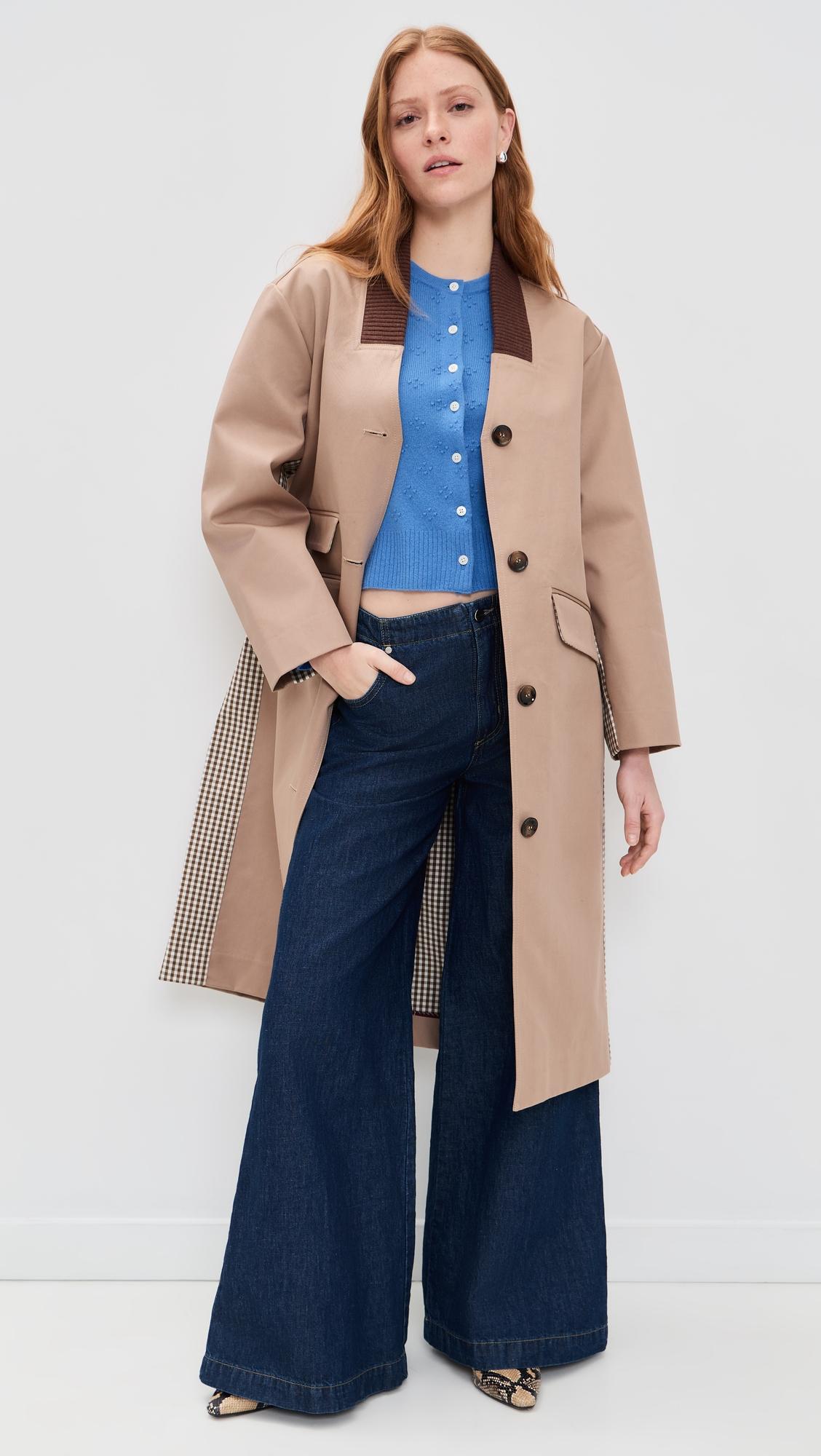 Dagny Check Coat by BAUM UND PFERDGARTEN