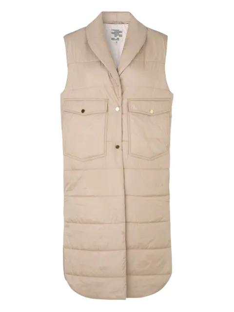 Diona quilted longline gilet by BAUM UND PFERDGARTEN