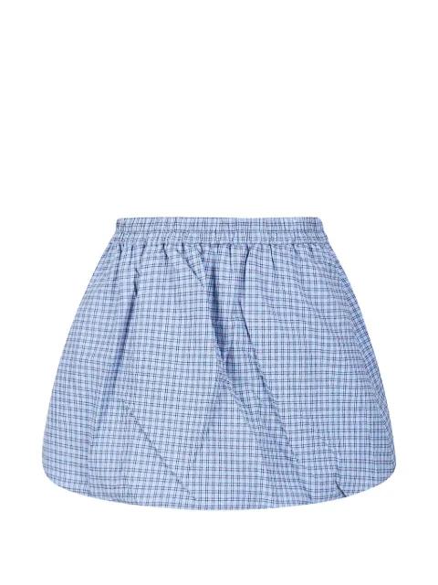 Sanda checked mini skirt by BAUM UND PFERDGARTEN