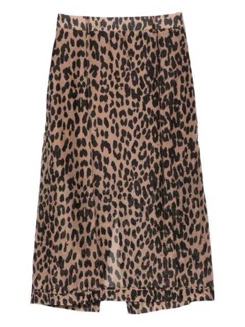 Shevin leopard-print skirt by BAUM UND PFERDGARTEN