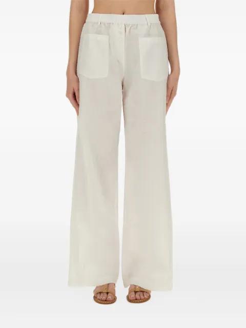 pocket-detail elastic-waist trousers by BAUM UND PFERDGARTEN