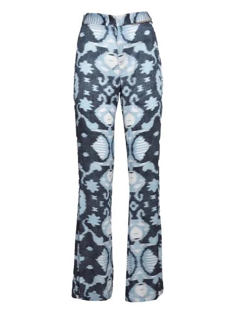 printed trousers by BAZAR DELUXE