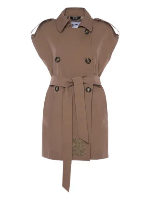 sleeveless trench coat by BAZAR DELUXE