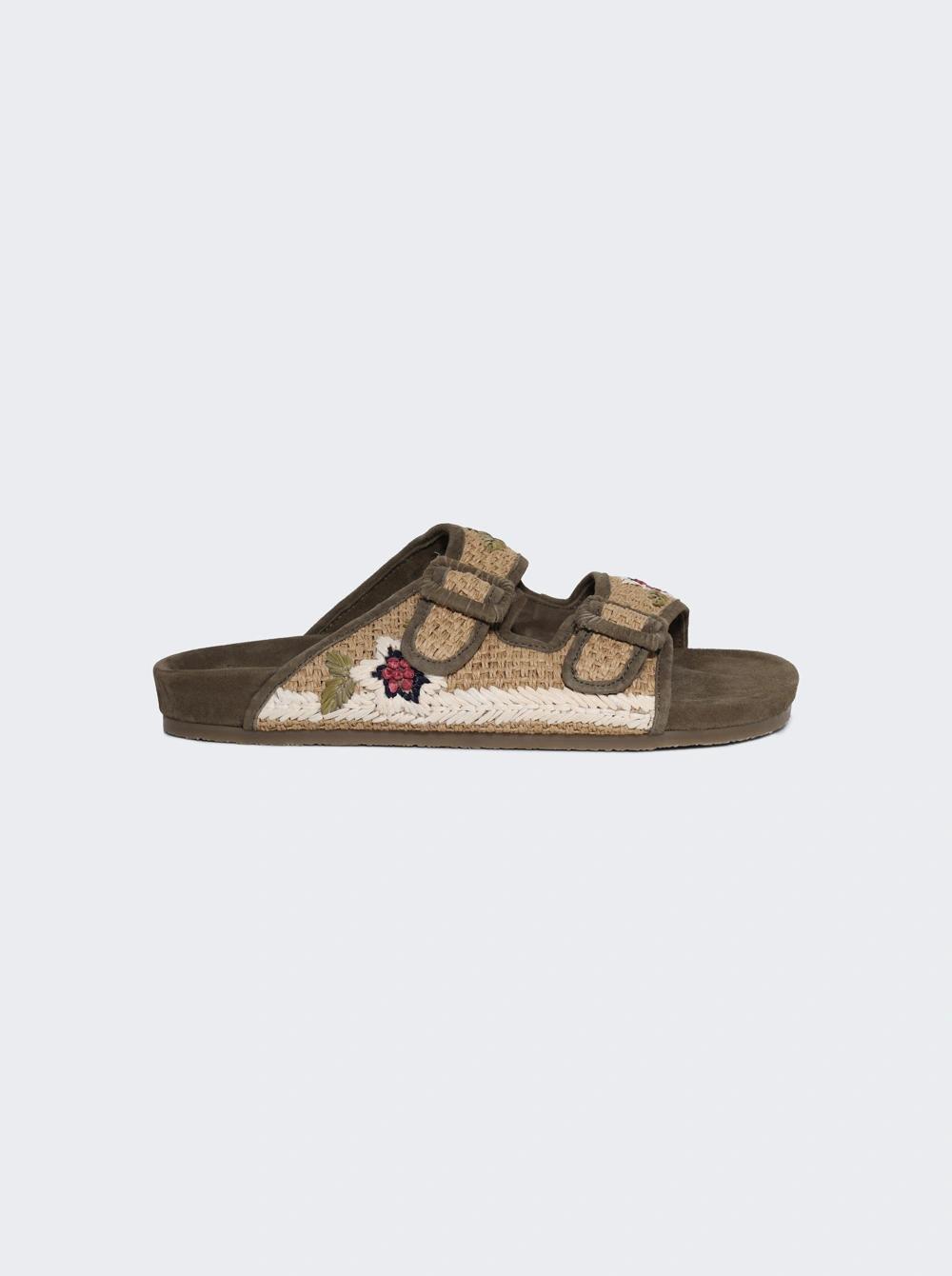 Camo Sandals Green Khaki  | The Webster by BAZISZT