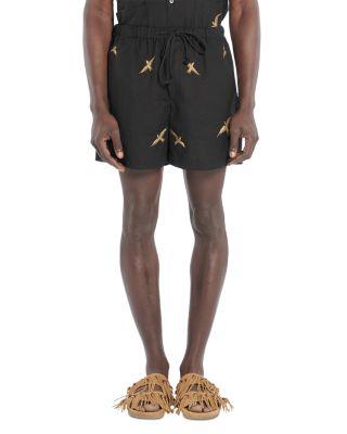 Columbus Embroidered 5.1" Shorts by BAZISZT