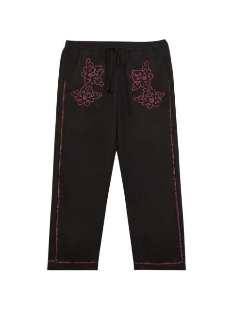Eccentric embroidery trousers by BAZISZT
