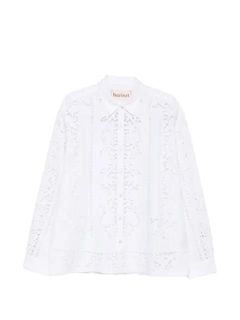 Minister floral-lace shirt by BAZISZT