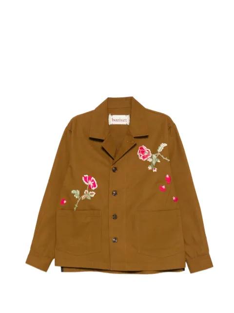 Peculia floral-embroidered jacket by BAZISZT