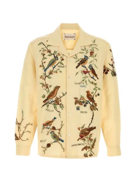 avian floral shirt by BAZISZT