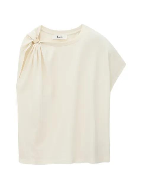 Allia hardware-detail gathered T-shirt by BA&SH