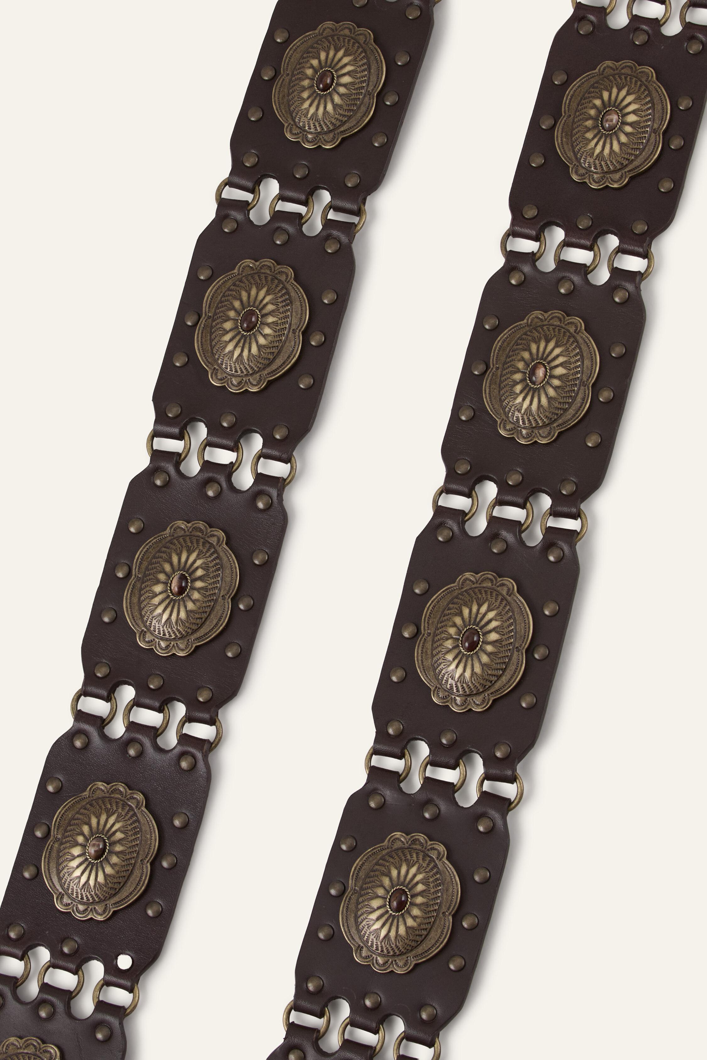 BESTY western leather belt by BA&SH