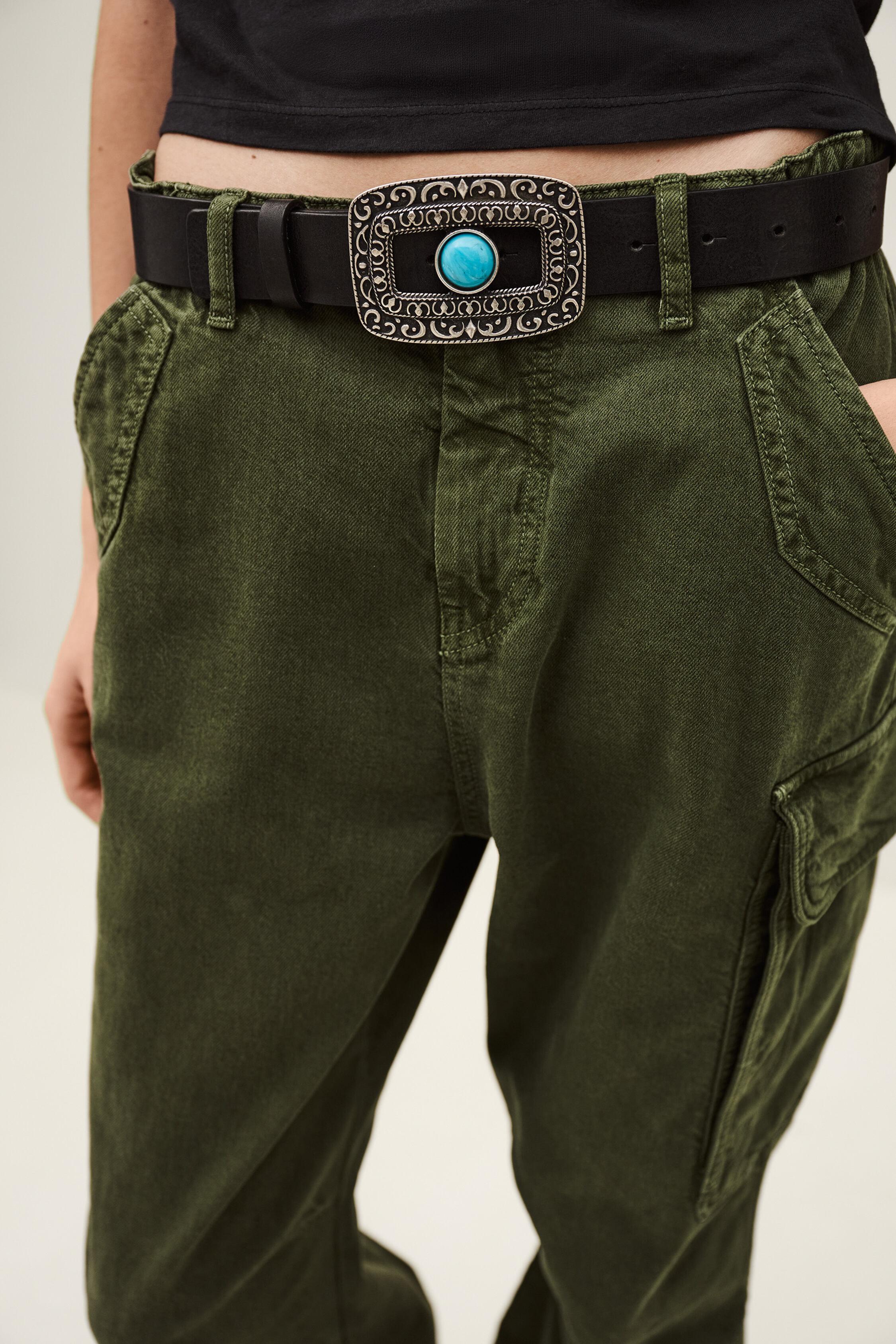 BONI leather belt by BA&SH