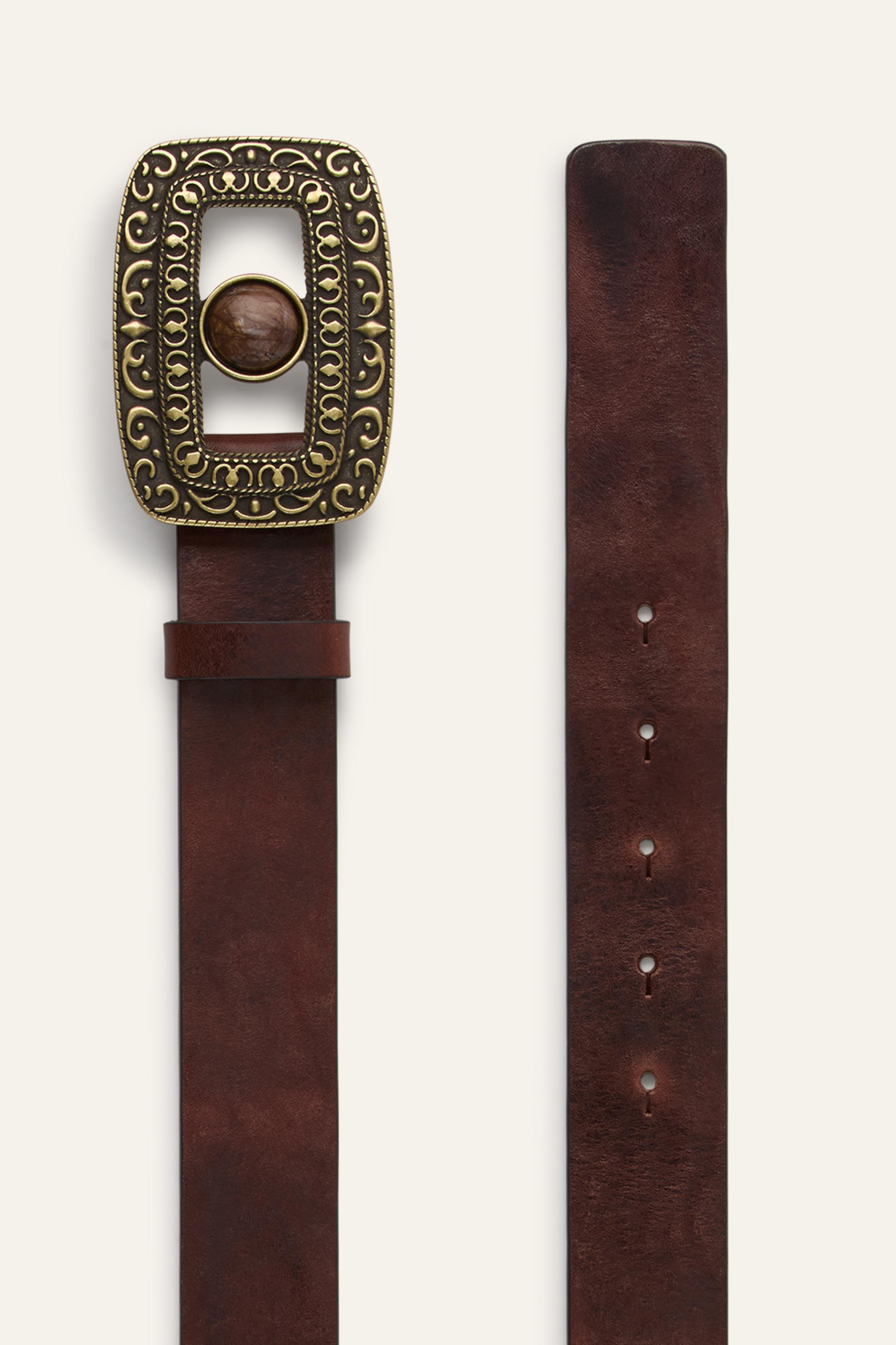 BONI leather belt by BA&SH