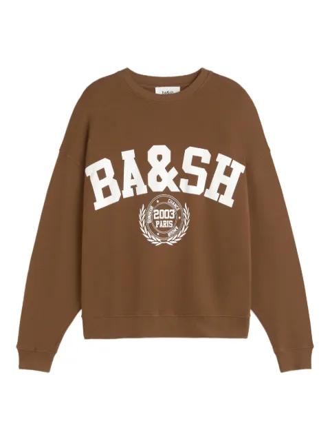 Benjamin logo-print sweatshirt by BA&SH