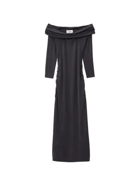 Bettina off-shoulder ruched dress by BA&SH