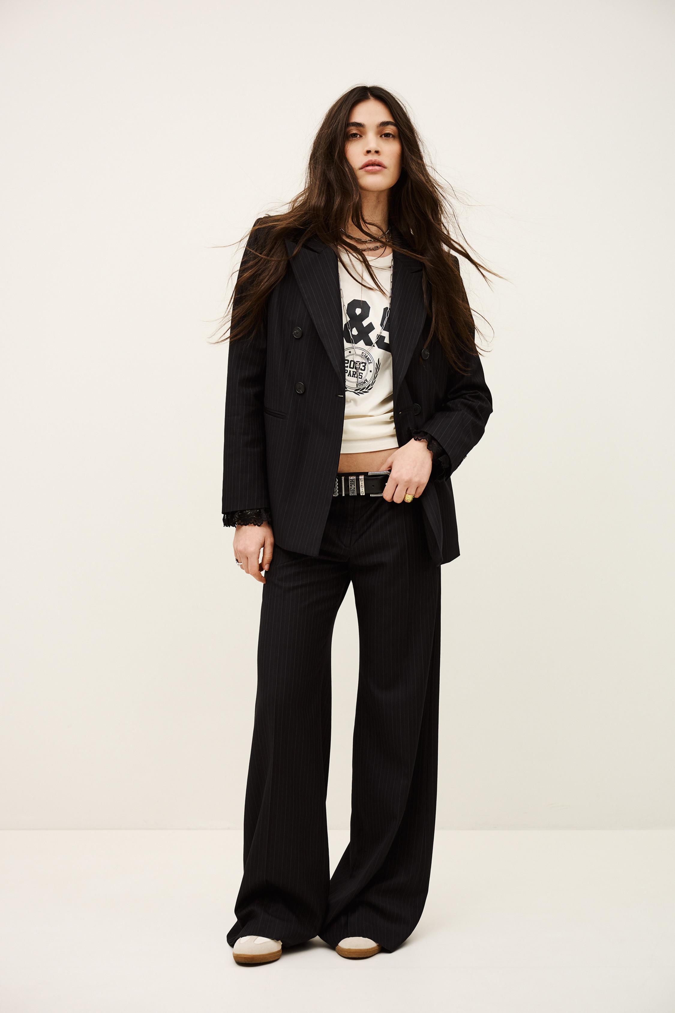CELY wide-leg tailored pants by BA&SH