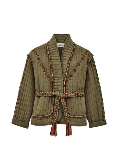 Cocoon quilted embroidered jacket by BA&SH