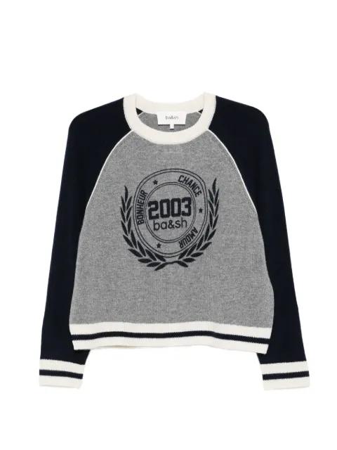 Collette long-sleeve sweater by BA&SH