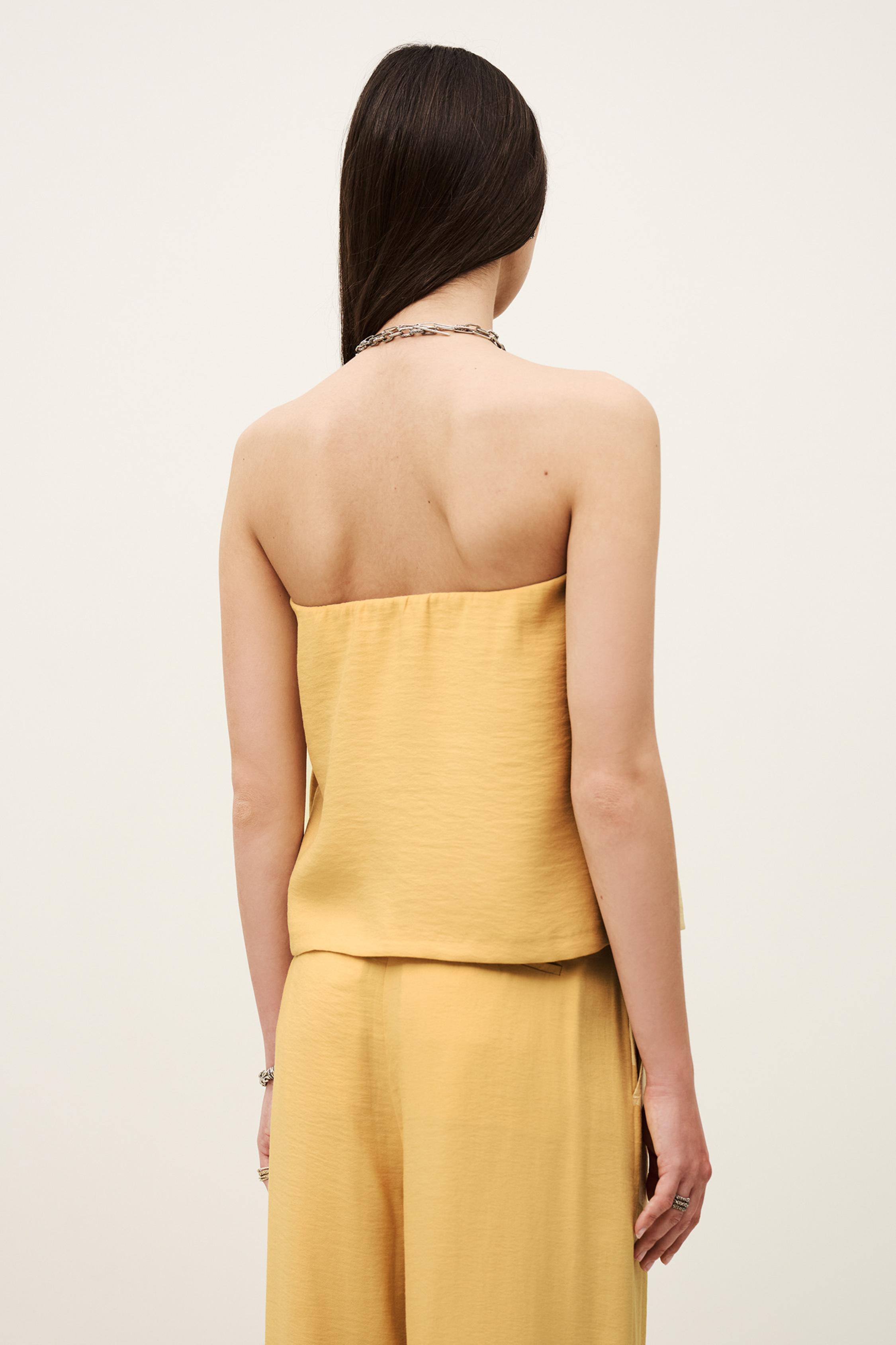 DEBORAH strapless bustier top by BA&SH