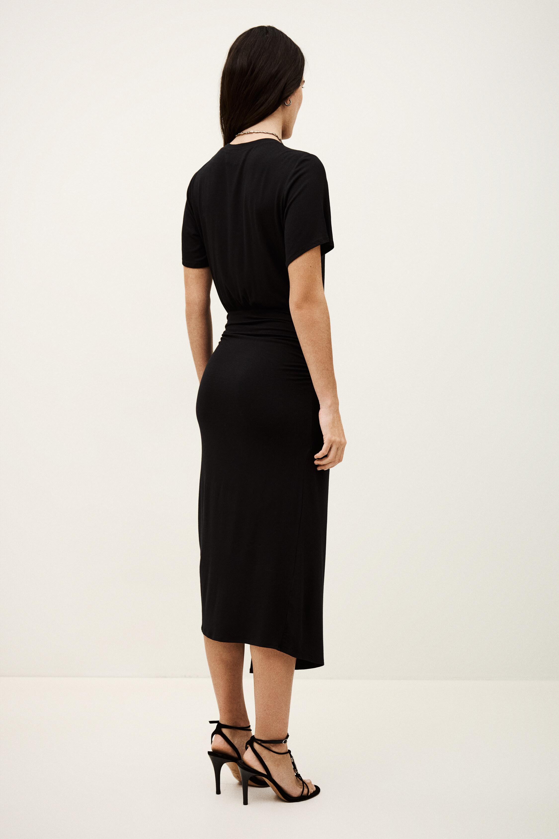 GALTEA draped midi dress by BA&SH