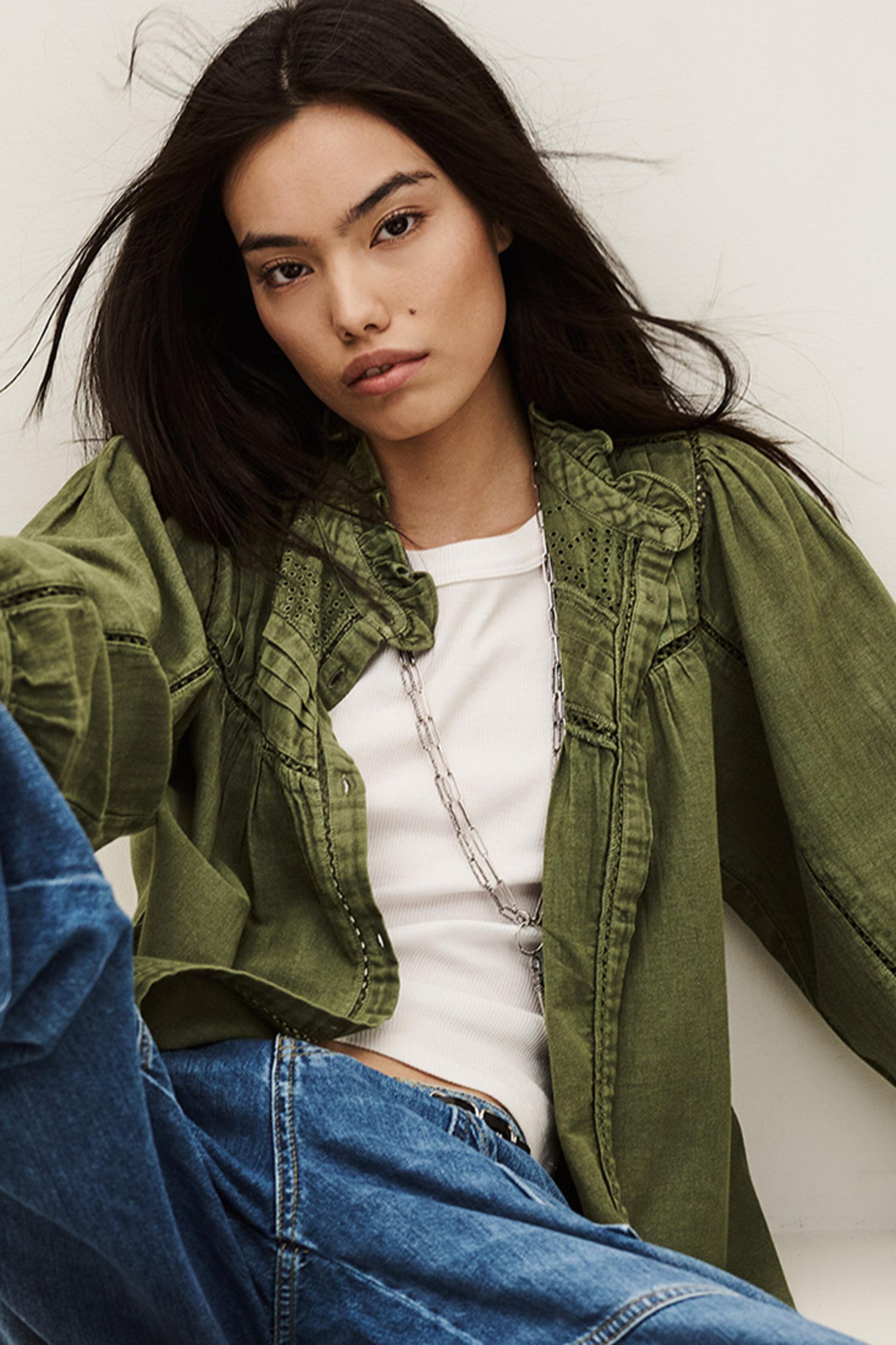 GILDA embroidered blouse by BA&SH