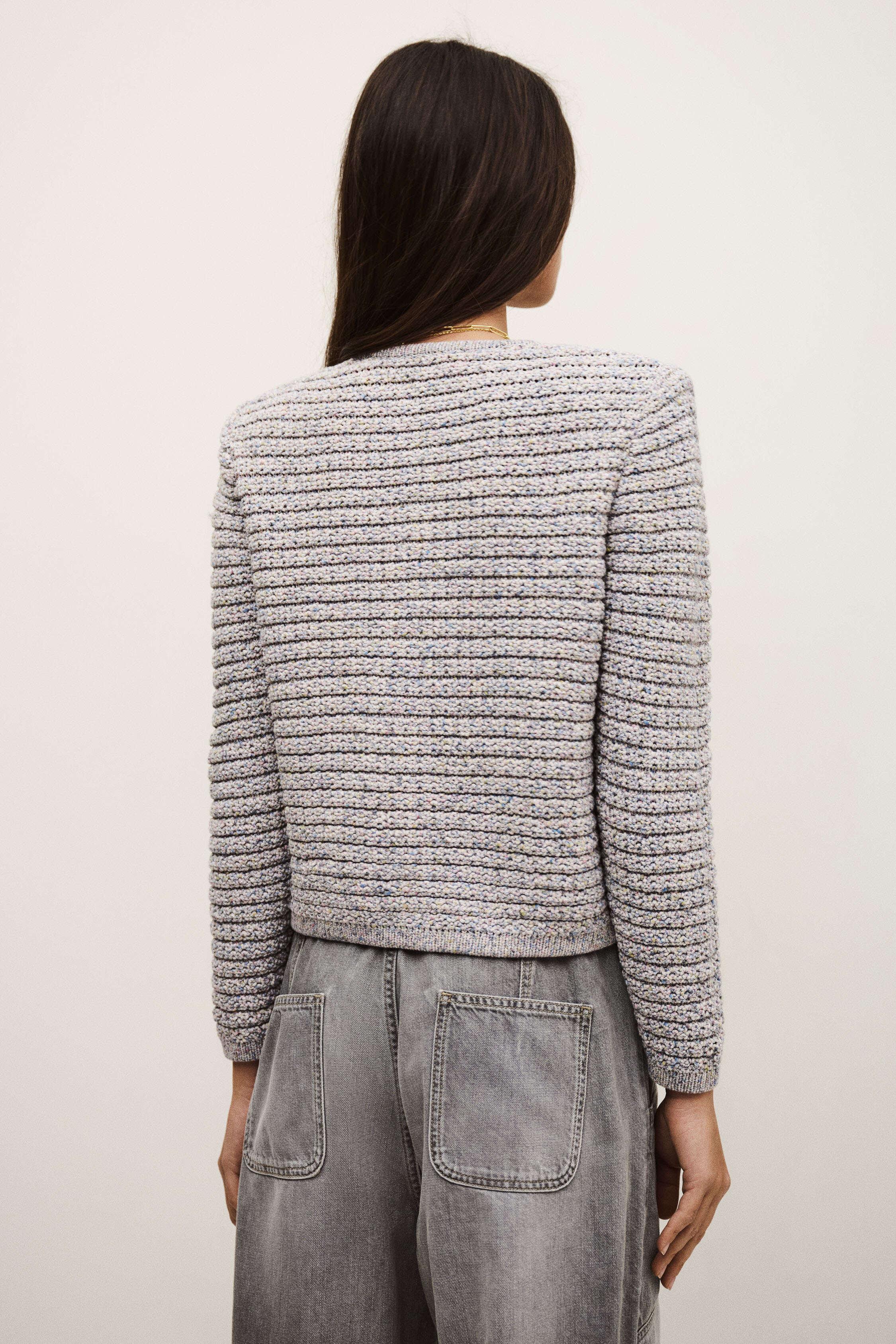 GUSPA cropped button-up cardigan by BA&SH