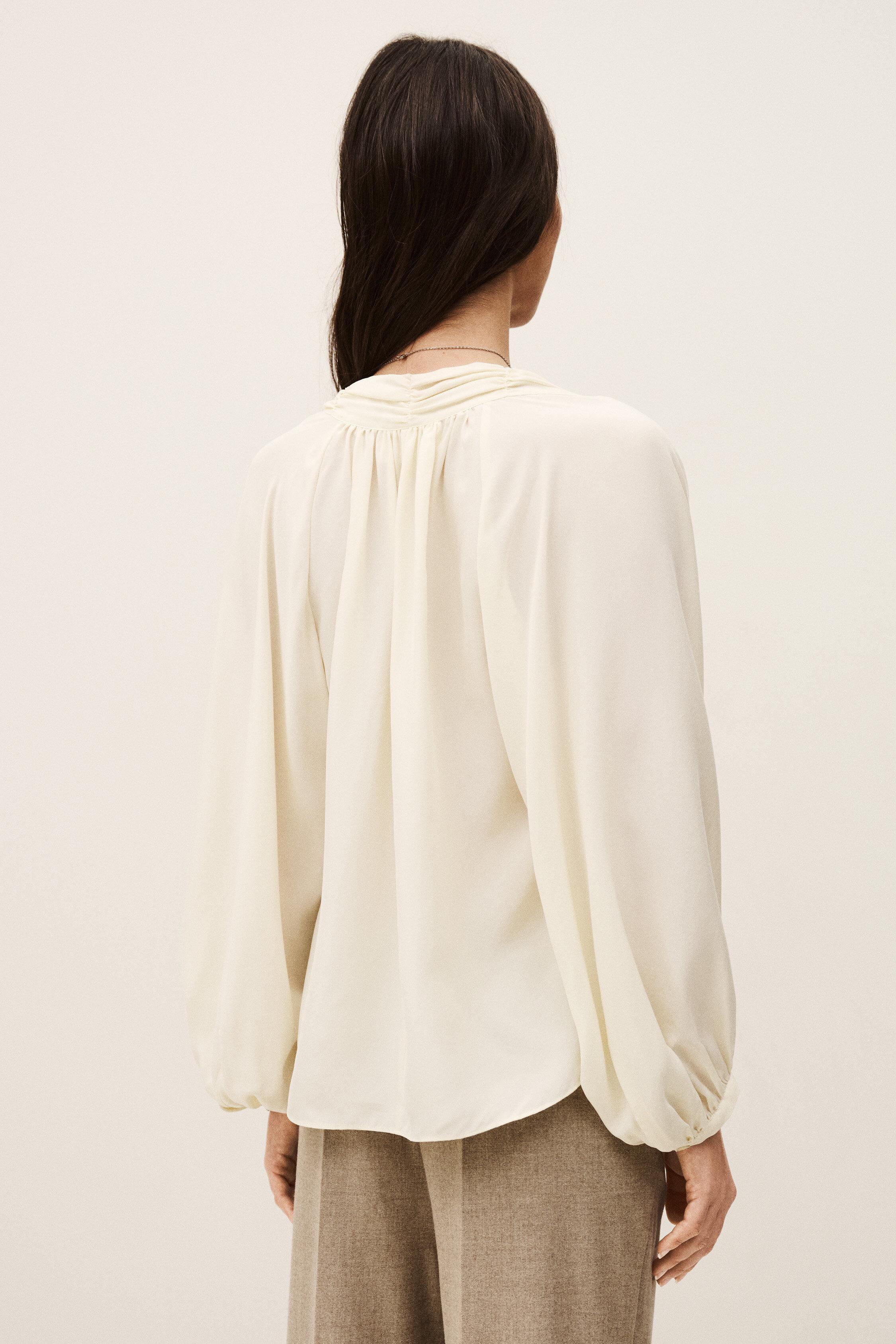 HERMINE plastron shirt by BA&SH