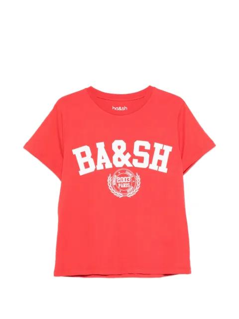 Ioni short-sleeve graphic-print T-shirt by BA&SH