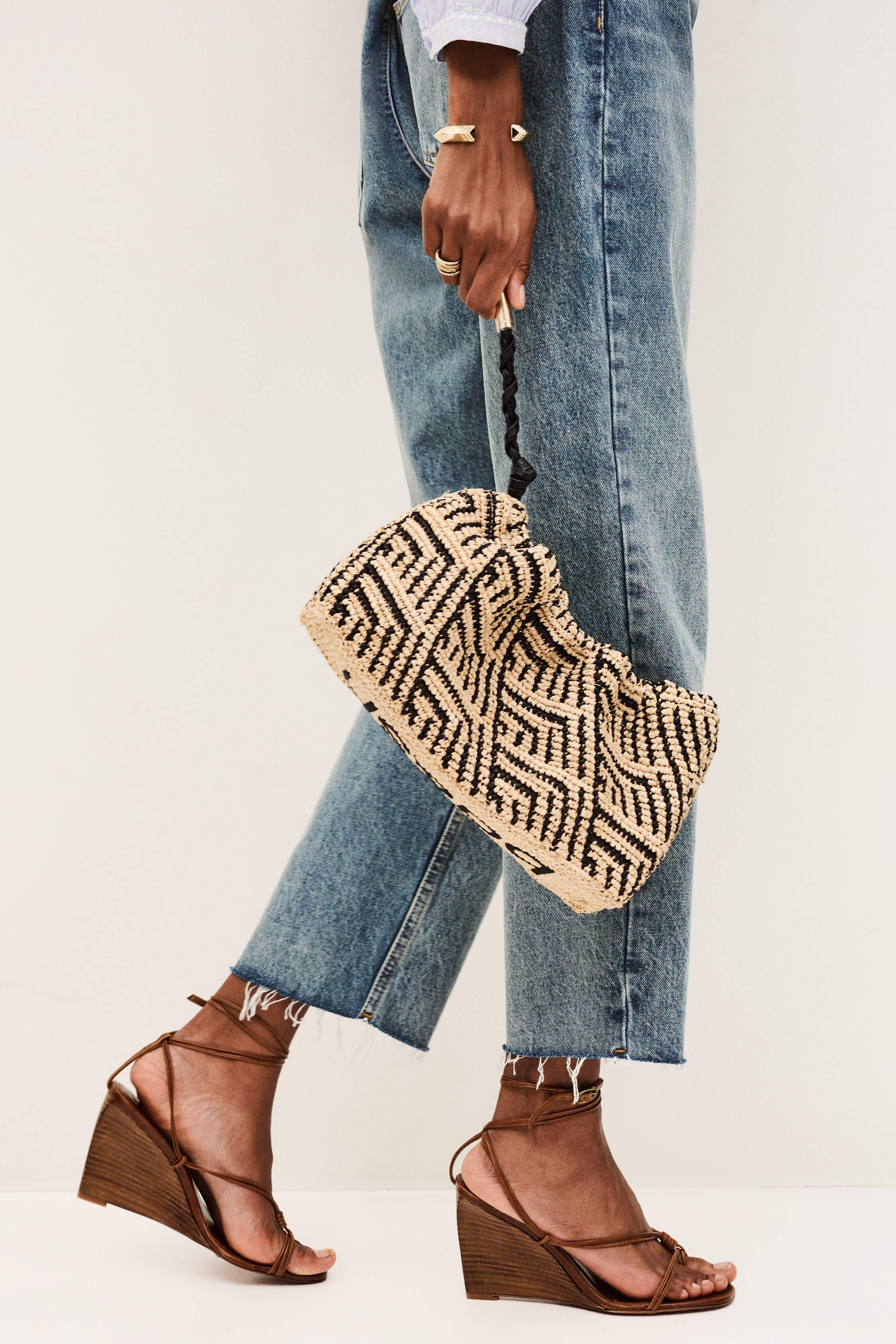 JUNE raffia bag by BA&SH