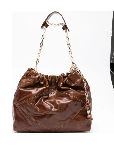 June chain-strap leather tote bag by BA&SH